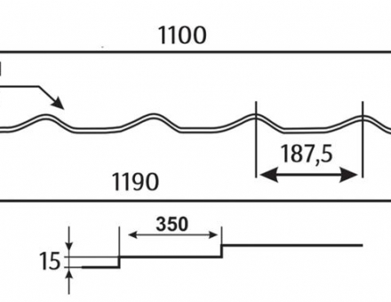 Металочерепиця «Monterrey Alice»