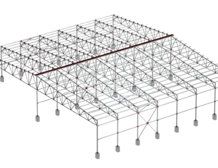 Двухпролетные каркасы 6 метров