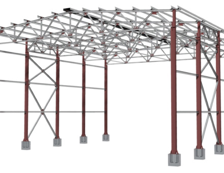 Однопролетные каркасы 9 метров
