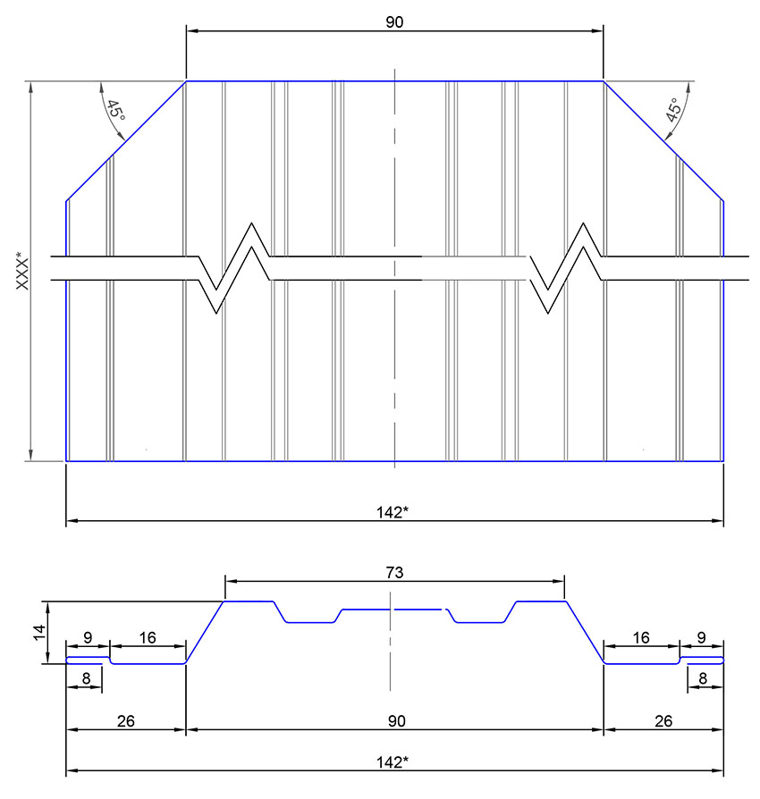 Штахетник профіль