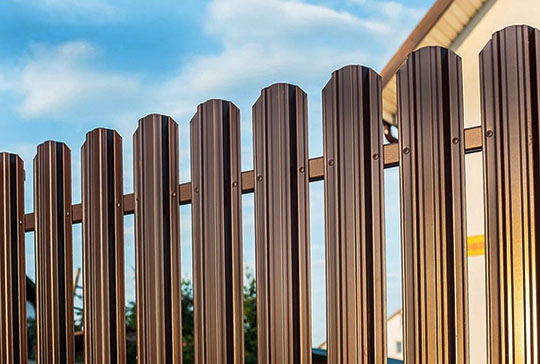 5 переваг паркану з металевого штахету